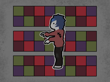 Comfortzomboy : A gender similar to Zomboy, this gender is associated with soft zombie boy aesthetic, dark red, dark olive green, black, boy&#39;s bedroom, stars, sweaters, eyes.