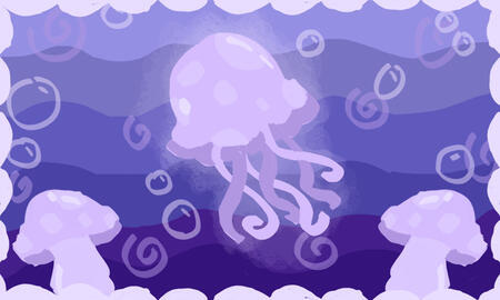 Musquygender : A gender related/feel a connection to jellyfishes, bubbles, ocean, spirals, water, mushrooms and things with soft texture.